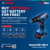 Bosch GSB 180 - 18V Cordless Impact Drill
